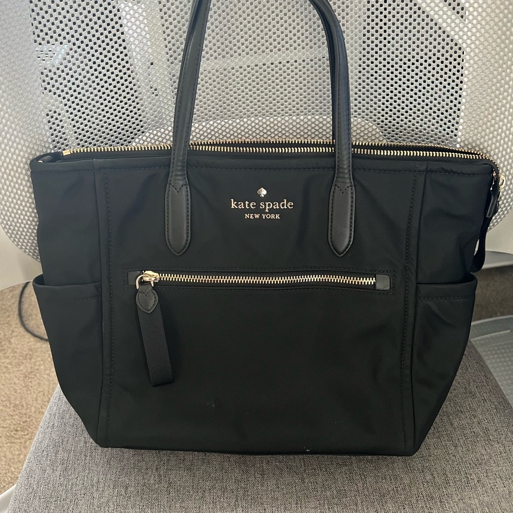 Kate Spade Black Nylon Tote